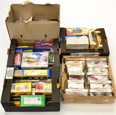 Lot 371 - Various Modern Diecast including Corgi buses, Original Omnibus, Dinky Toys, Vanguards and...