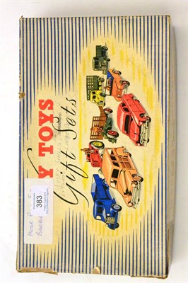 Lot 383 - Dinky Gift Set 2 Commercial Vehicles Box Only (G-F, some graffiti and taping, label stuck to...