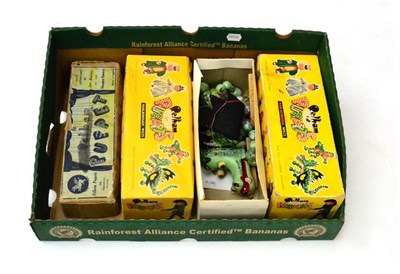 Lot 412 - Pelham Puppets SL21 Wolf, Dragon (both in yellow boxes) and Witch in Hogarth box for SM Devil...