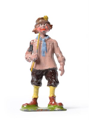 Lot 427 - Britains 587 Village Idiot in pink smock (G)