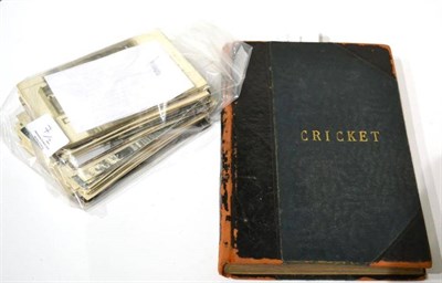 Lot 7 - A Manuscript Record of Statistics and Results of Yorkshire Cricket Club Between 1907 and 1909,...