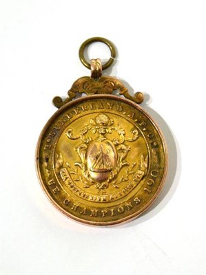 Lot 15 - A 9ct Gold Sunderland A.F.C. League Division One Champions 1901-02 Medal, no inscription, with...