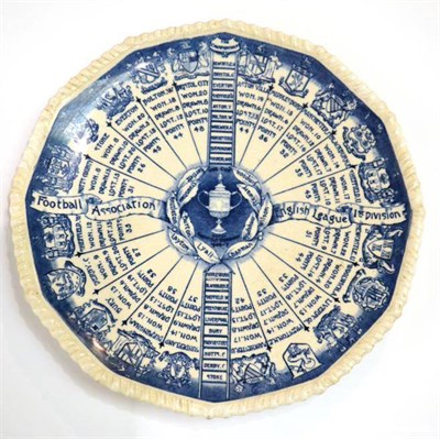 Lot 28 - A Tranfer Printed Pottery Plate Commemorating Sheffield Wednesday Winning the 1906-07 F.A. Cup,...