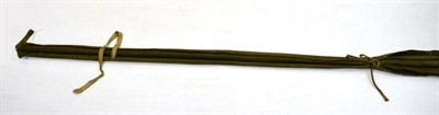 Lot 62 - A Hardy 2pce 9ft 6in Split Cane 'C. C. De France' Fly Rod, serial number E98418, with agate...