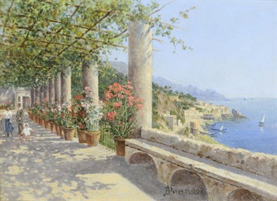 Lot 946 - Antonietta Brandeis (1849-1910) Austrian "Amalfi" Signed, inscribed on the original frame, oil...