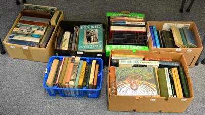 Lot 74 - A Large Collection of Fishing and Sporting Books, both vintage and modern publications,...