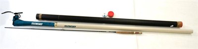 Lot 78 - A Sage 2pce 9ft SP 590 Graphite IV Fly Rod, with No.5 line, in rod bag and metal tube