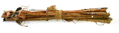 Lot 89 - Eleven Split Cane Rods, various makers, includes salmon and trout, fly and spinning rods, some...