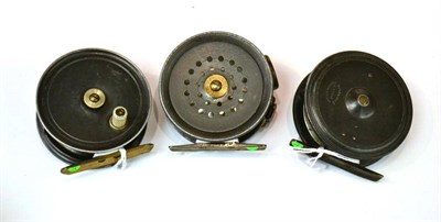 Lot 111 - Three 3inch Alloy Fly Reels, comprising two by Westley Richards, the other by Alex Martin