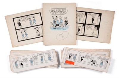 Lot 140 - Letter Box Format Cartoons dated 1976-1989, 1976-1989 2 from each year, letter box format cartoons