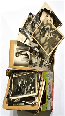 Lot 144 - A Collection of Publicity Photographs of Film Stars and Entertainers (Some Signed), including...