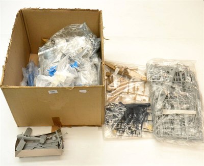 Lot 195 - Airfix Kits In Clear Plastic Bags AA collection of assorted examples of mainly aircraft all...