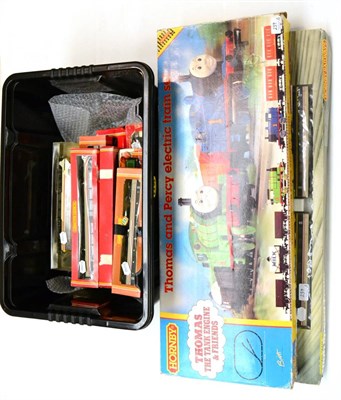 Lot 239 - Hornby OO Gauge Sets And Other Items including R9000 Thomas and Percy set, R693 High Speed...