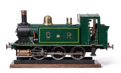 Lot 274 - Live Steam 3 1/2 gauge 0-6-0T Rob Roy Locomotive course scale, finished in green with CR...