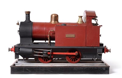 Lot 282 - Scratch Built Live Steam 3 1/2"; Gauge 0-4-0T Freelance Locomotive Juliet course scale, finish...