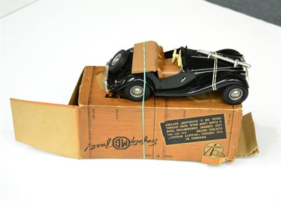 Lot 298 - Victory Models MG TF Battery Operated Car black (overall G, but lacks sidelights and front...