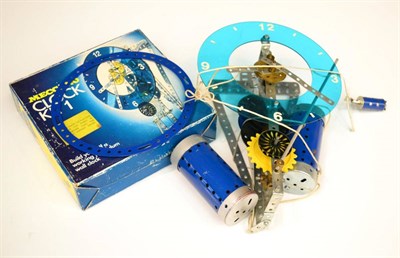 Lot 311 - Meccano Clock Kit 1 constructed (G box G-F)