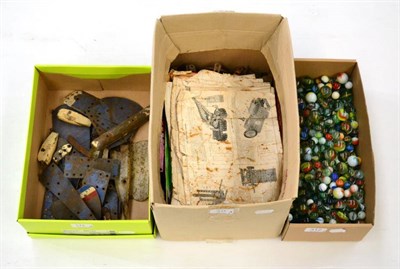 Lot 312 - Meccano Loose Parts For A Constructor Aeroplane blue/cream and assorted other loose parts...