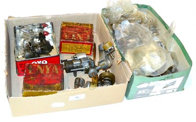 Lot 46 - Petrol Engines a collection of assorted examples for model aircraft