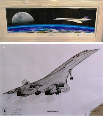 Lot 66 - Concorde Two Prints Heavenly Bodies by Martin Allen, signed, 250/250; Into the Air by Alan...