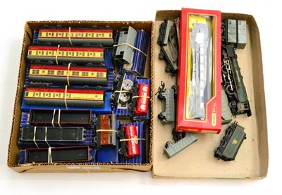 Lot 89 - Hornby Dublo 3 and 2- Rail Locomotive And Rolling Stock Duchess Of Montrose (G) four D11 BR(E)...