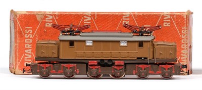 Lot 106 - Rivarossi B-B-B Twin Pantograph Locomotive LE 626.00 FF SS matt brown with red bogie suspension...