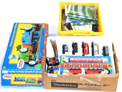 Lot 125 - Hornby OO Gauge Thomas The Tank Engine Items Thomas & Percy set, James the Red Engine and James...