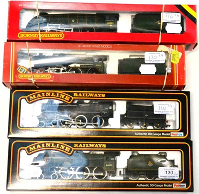 Lot 130 - Hornby Railways OO Gauge Locomotives R350 Mallard BR 60022 and R060 Leeds United Class B17 BR...