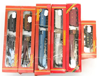 Lot 133 - Hornby Railways OO Gauge Six Locomotives R312 Silver Link, R066 Duchess of Sutherland, R311 Duke of