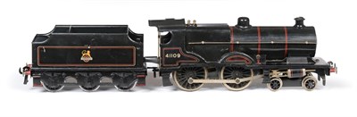 Lot 160 - Bassett-Lowke O-Gauge 4-4-0 BR Compound Locomotive 41109 3-rail electric, black with red lining...