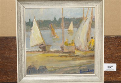 Lot 997 - Ronald Ossory Dunlop R.A., R.B.A., N.E.A.C., L.G. (1894-1973) "Sailing Boats, Chichester...