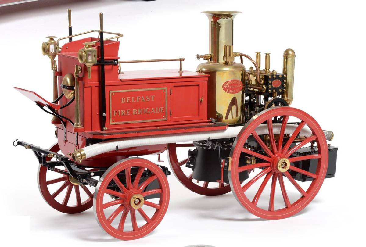 Lot 230 - Maxwell Hemmens Precision Steam Models Live Steam 2"; Scale Shand Mason Fire Pump 'Belfast Fire...