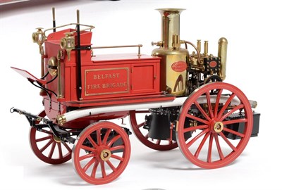 Lot 230 - Maxwell Hemmens Precision Steam Models Live Steam 2"; Scale Shand Mason Fire Pump 'Belfast Fire...