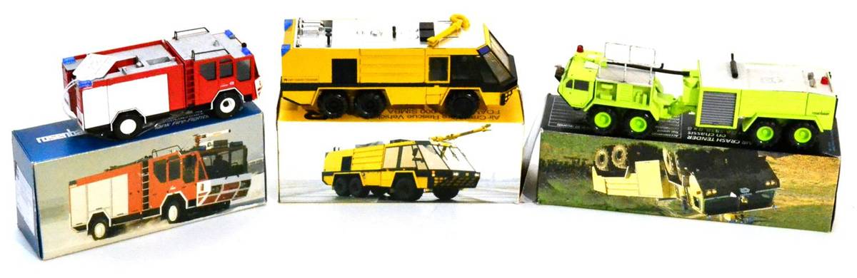 Old Rosenbauer Models Lot 238 - Rosenbauer Two Air Crash Fire Tenders 55A