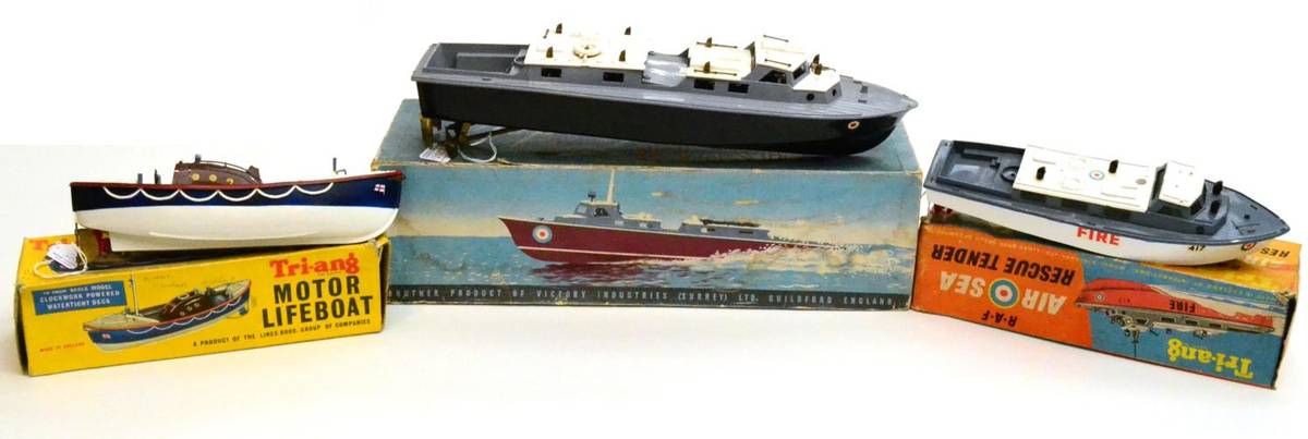 Lot 261 - Victory Models RAF Crash Tender together with Triang RAF Air Sea Rescue Tender 'Fire' (both...