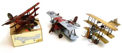 Lot 270 - Four Modern Aeroplanes Paya airliner and three early style models (all G-E) (4)