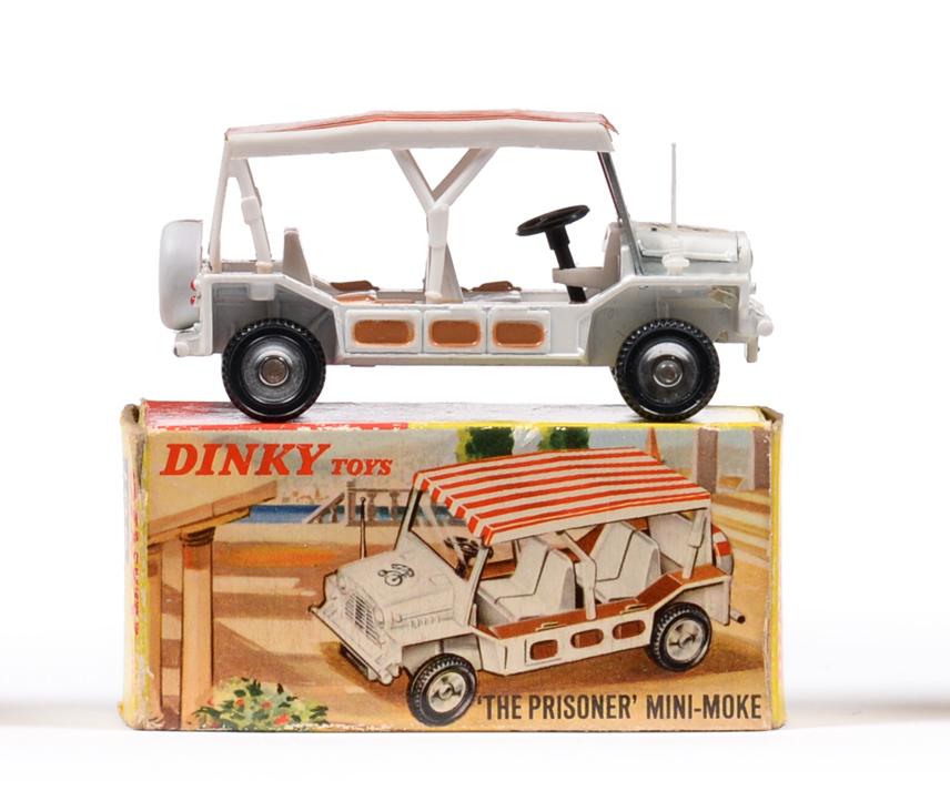 Lot 358 - Dinky 106 The Prisoner Mini Moke (E-G, one split to tyre cover, box G)