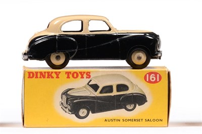 Lot 367 - Dinky 161 Austin Somerset black/cream two tone, with cream hubs (E box G-E)