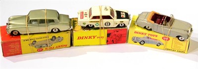 Lot 374 - Dinky 212 Ford Cortina Sun Rally Car (E-G box G-E) 198 Rolls Royce Phantom V (E-G box F) and...