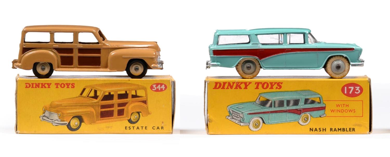 Ancienne Miniature Dinky Toys Plymouth Estate Car 344 – Zamac, Collection UK
