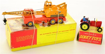 Lot 387 - Dinky 972 20-Ton Lorry Mounted Crane 'Coles' with yellow plastic hubs in colour illustrated box...