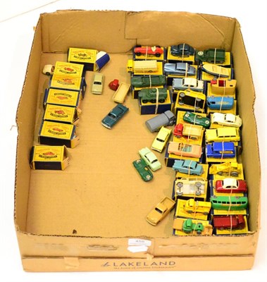 Lot 458 - Matchbox 1-75's A Collection Of 28 Assorted Boxed Models including 46 Morris Minor, 36 Austin...