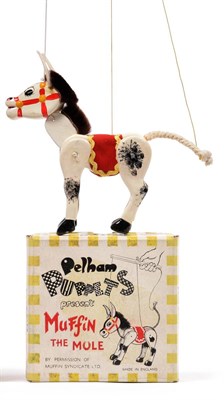 Lot 482 - Pelham Puppet Muffin The Mule (E-G box G, a little dirty)