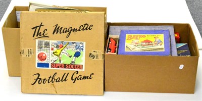 Lot 488 - Various Games And Other Toys including Minic No.2 Sports Car, red plastic (E box G) Bayko Set...