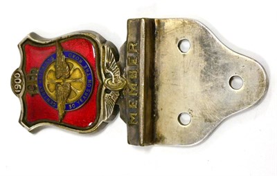 Lot 44 - 19th Century Motorists Members Badge - 30 Years On The Road for Albert Farnell 4";, 10.5cm high (G)