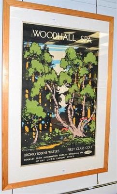 Lot 58 - LNER Poster Woodhall Spa - C A Wilkinson dr (G-E, glazed and framed)
