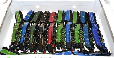 Lot 98 - Hornby (China) OO Gauge Twelve Pacific Locomotives including two A4s, Duchess of Gloucester,...