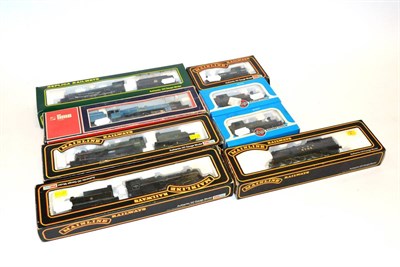 Lot 104 - Mainline OO Gauge Four Steam outline Locomotives 4-6-0 Standard Class 4 BR 75003, another BR...