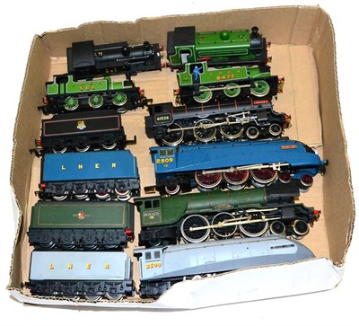 Lot 109 - OO-Gauge Two Adapted Production Locomotives A4 Silver Link and BR 60035 Windsor Lad; together...