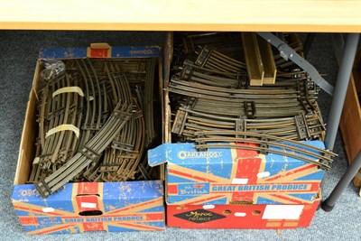 Lot 132 - Hornby O-Gauge A Collection Of 3-Rail Track and a few other items (qty)